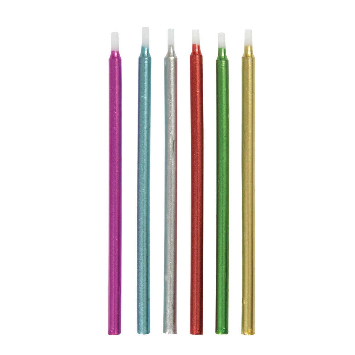 5" Assorted Metallic Candles