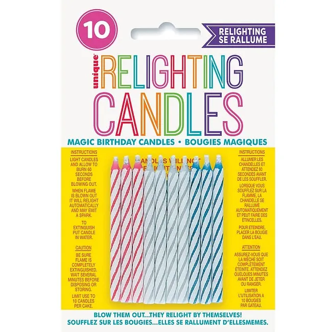 Magic Relighting Candles