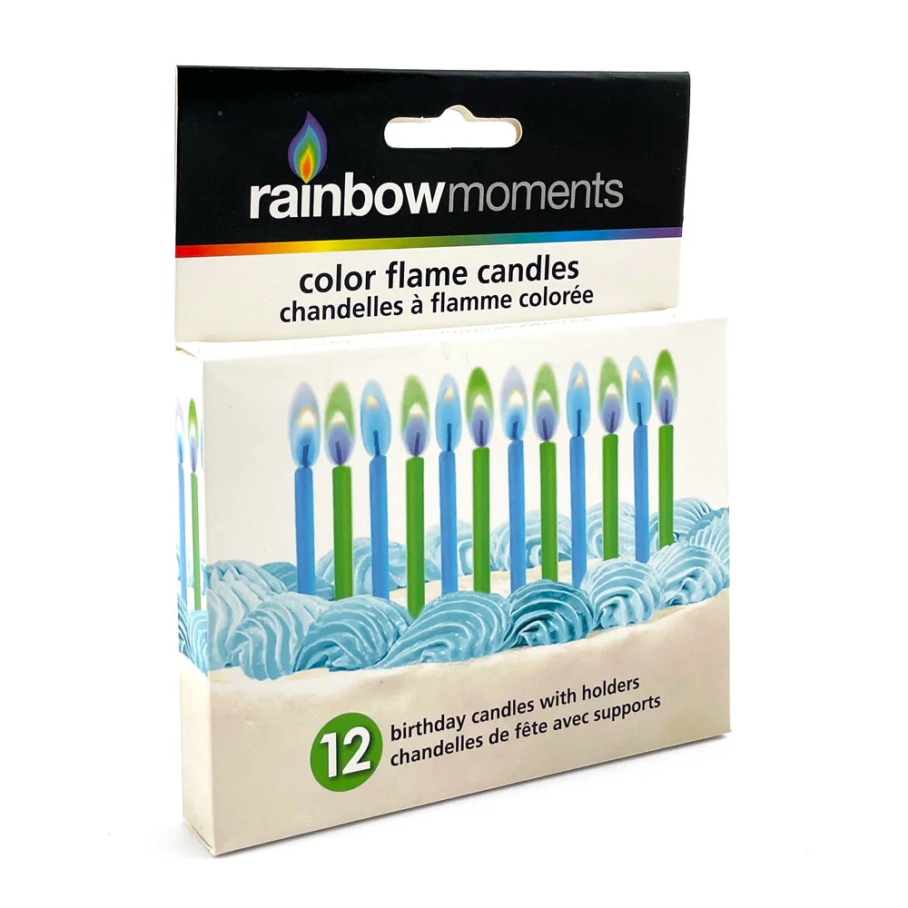 Blue & Green Color Flame Candles